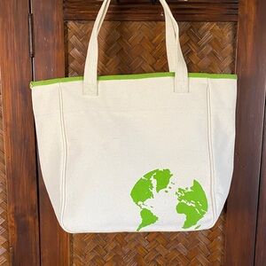 Saks Fifth Avenue - Green is the New Black Tote NEW